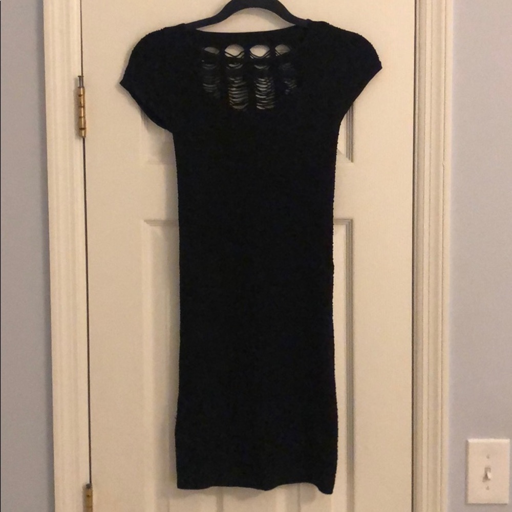 Bebe textured body con dress